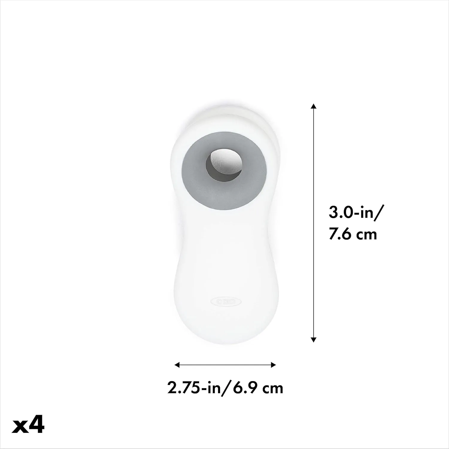 OXO Good Grips Magnetic All-Purpose Clips (4 Pack) - White,1EA