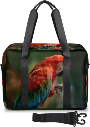 Parrot Beak Claws Weekender Bag, Waterproof Travel Duffel Bags, Overnight Bags for Women, Duffel Bag with Trolley Sleeve, For Men Travel Business Gym Gift