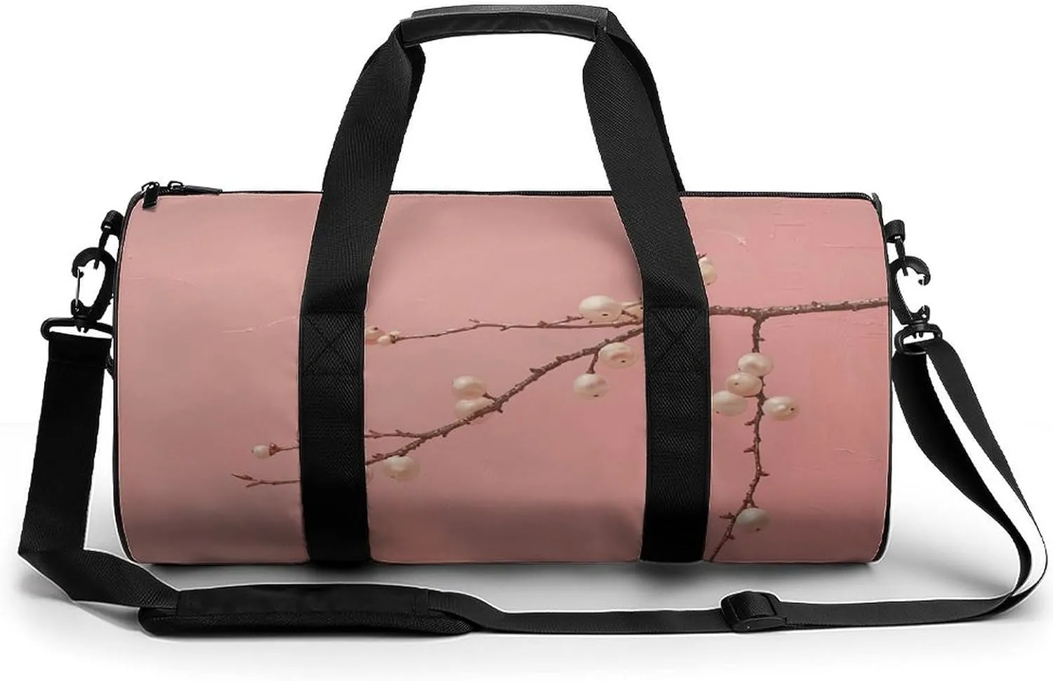 Pearl And Peach Gym Bag Sport Gym Tote Bag Lightweight Duffle Bag Carry On Weekender Bags for Women Men