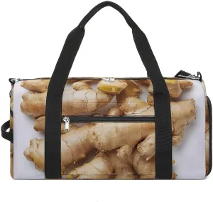 Pile of Ginger Gym Bag Sport Gym Tote Bag Lightweight Duffle Bag Carry On Weekender Bags for Women Men