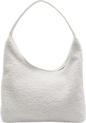 Plush Shoulder Bag for Women Cute Fluffy Tote Handbag Large Capacity Plush Furry Tote Bag Ladies Faux Bag Shoppin