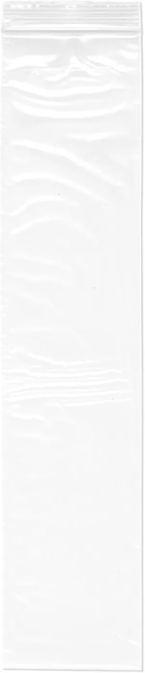 Plymor 3" x 14" (Pack of 500), 2 Mil Zipper Reclosable Plastic Bags