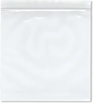 Plymor 8" x 8" (Pack of 100), 6 Mil Industrial Duty Zipper Reclosable Plastic Bags
