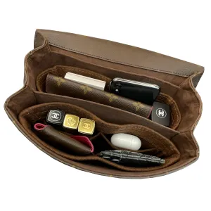 Pochette Metis Bag Organizer Insert, Lv Pochette Metis East West Organizer, Handmade 2mm Premium Wool Felt Snug Sturdy (For Pochette Metis, Cream)