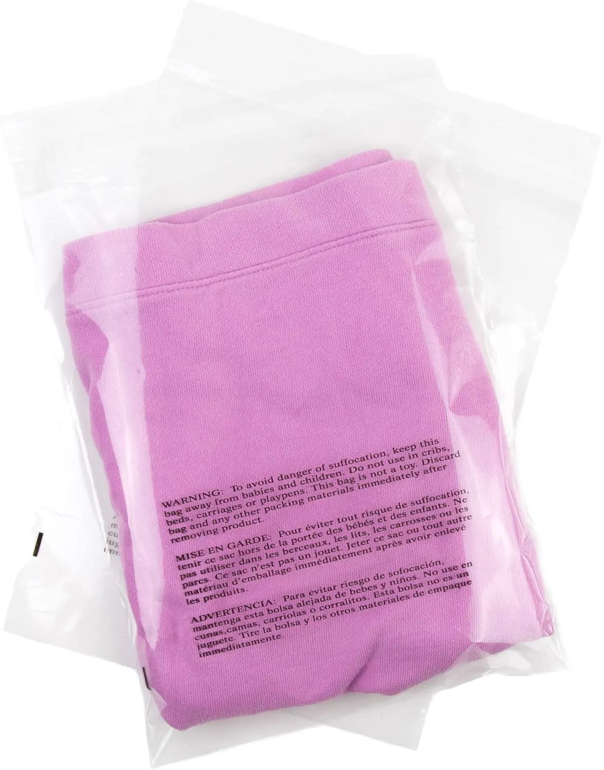 Poly Bags with Suffocation Warning 9x12" – Extra Strong Seal Clear Self-Sealing Packaging Bags – 200 Pack for Shipping and Retail – Retail Supply Co