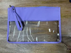 Popular Clear Wristlet - Lavender