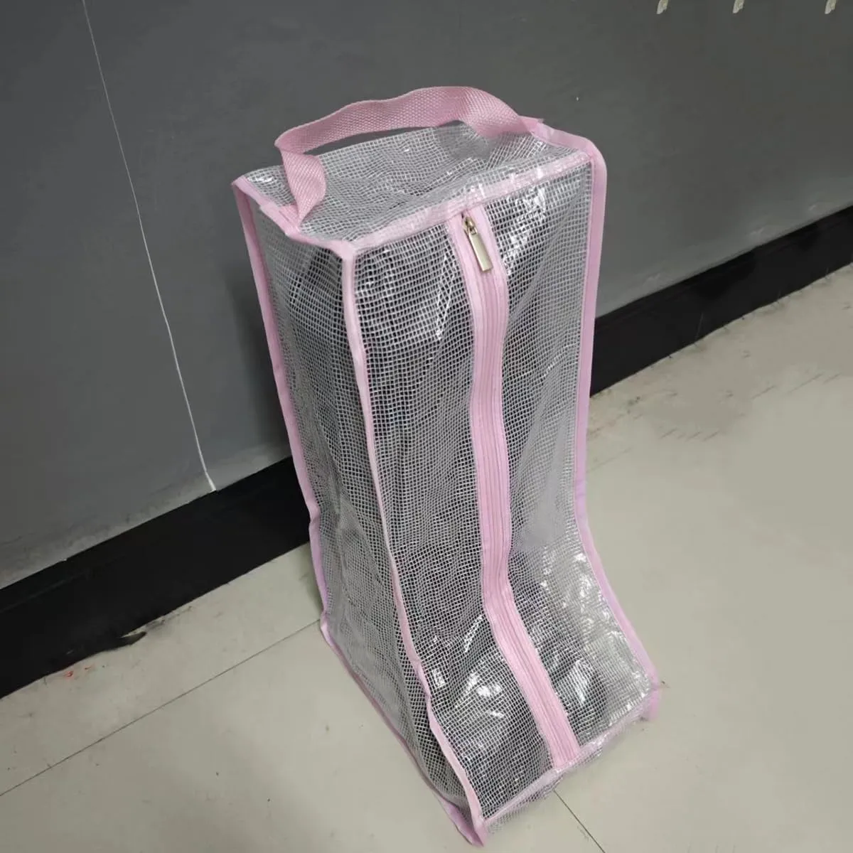 Portable Women Tall/Short Boots Storage Bags - 2 Packs Waterproof Tall/Short Boot Carry Bag for Travel and Daily Use