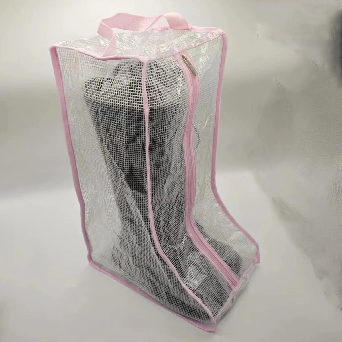 Portable Women Tall/Short Boots Storage Bags - 2 Packs Waterproof Tall/Short Boot Carry Bag for Travel and Daily Use