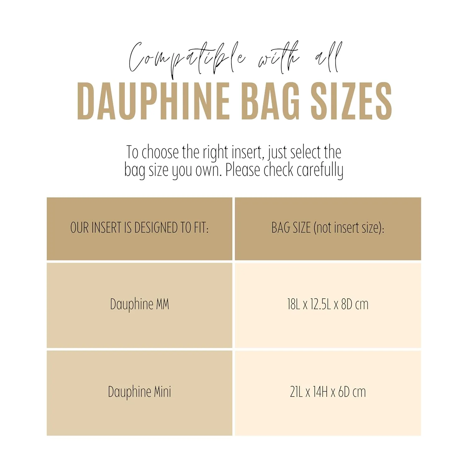 Premium Purse Organizer for Dauphine MM Bag Insert, fits Lv Dauphine Bag Organizer, Handmade 1.2mm Premium Felt Insert, Snug Sturdy Fit with Gold Zipper (For Dauphine MM, Geyser Blue)