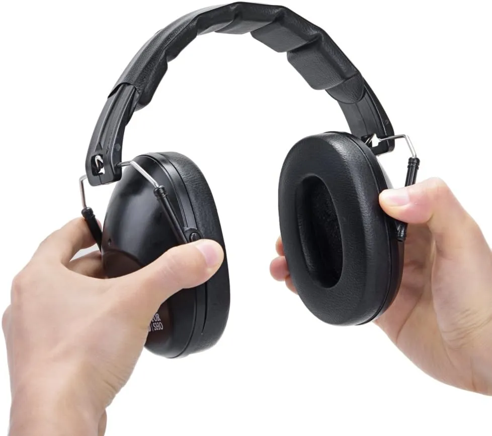 Pro For Sho 34dB NRR Hearing Protection Ear Muffs - Highest NRR in Compact Design, Ear Protection for Shooting, Mowing, Work