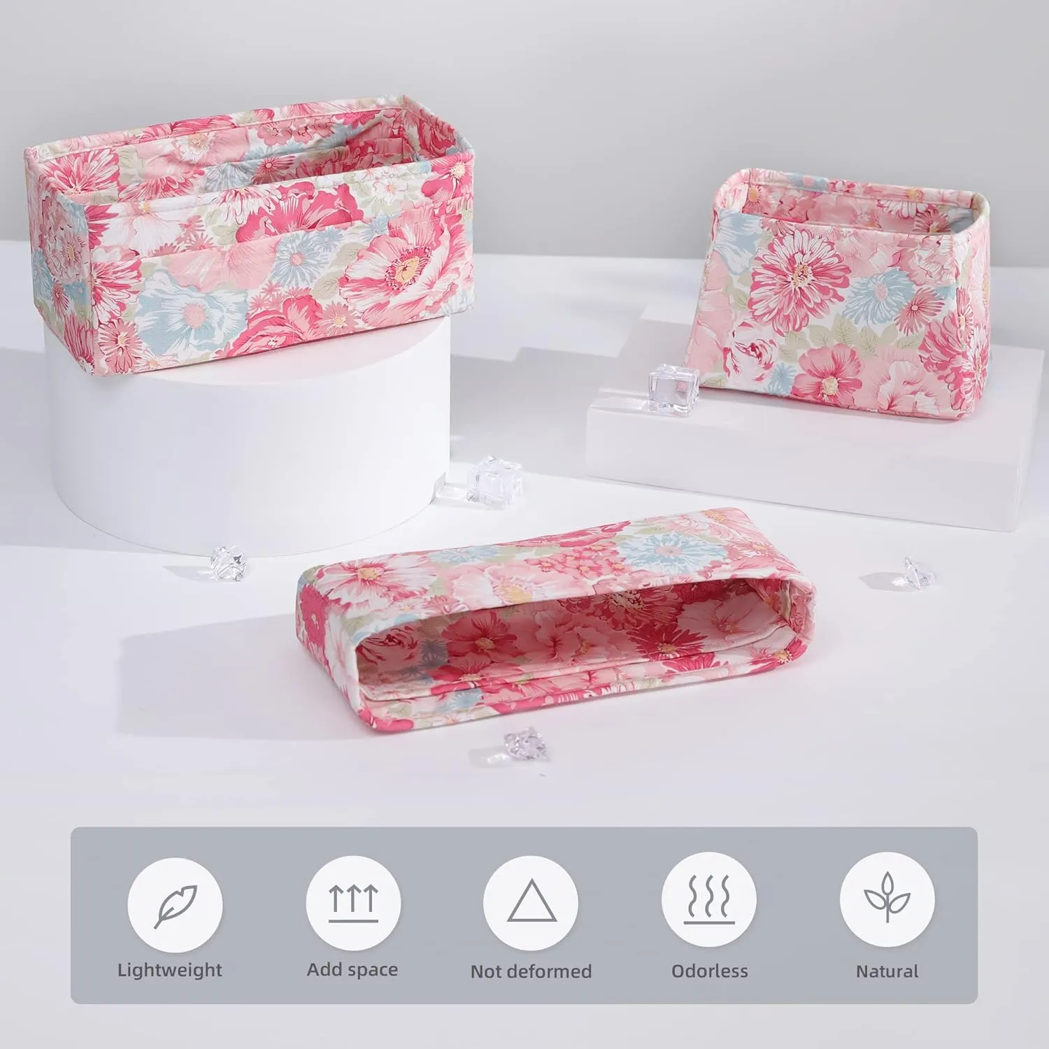Purse Organizer Insert for Lindy 19/26/30/34 bags, Lightweight Bag Shaper for Women Luxury Handbag Tote, Soft Inner Bag Organizer(LD19, Blooming)