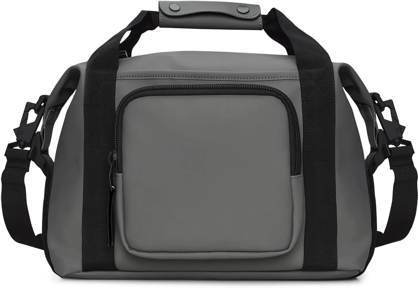RAINS Texel Kit - Waterproof Utility Bag for School or Work, Multiple Storage Options, Shoulder & Crossbody, Fits Telescopic Handle Suitcases (Grey)