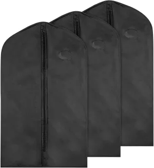 Right Hardware Garment Bag for Storage; Pack of 3 Bags; Keep Your Suit, Costume, Uniform, and Other Clothes Safe