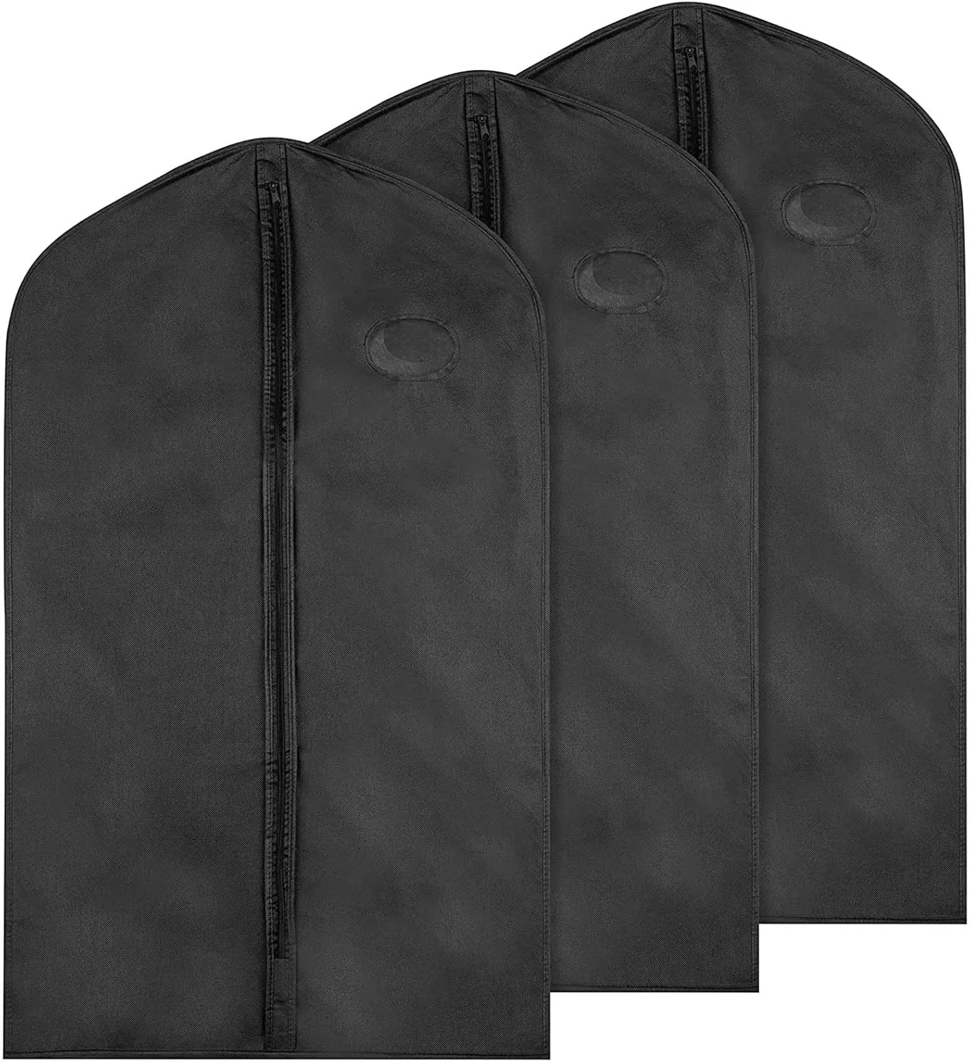 Right Hardware Garment Bag for Storage; Pack of 3 Bags; Keep Your Suit, Costume, Uniform, and Other Clothes Safe