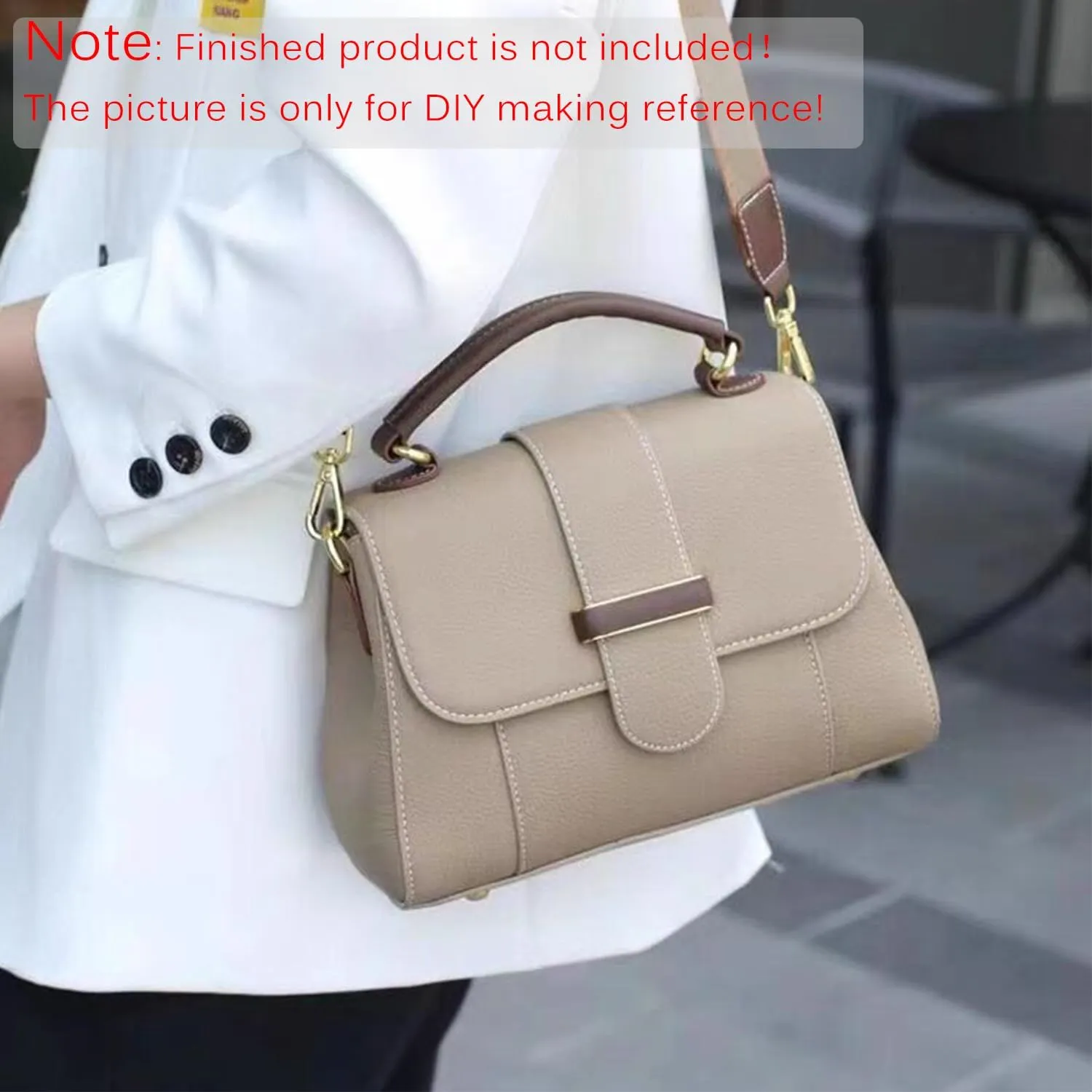 RIVEENY Shoulder Bag - Acrylic Leather Pattern Templates for Satchel, Bucket Bag (AAB-621)