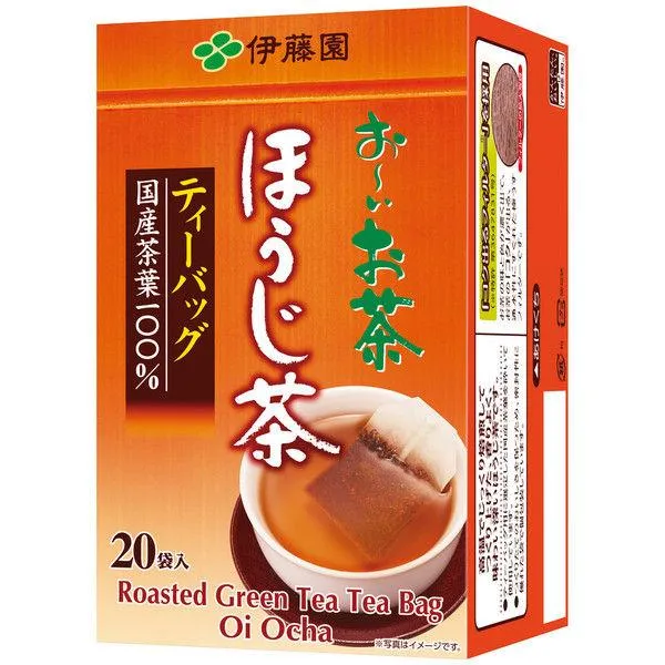 Roasted Houjicha tea in Oi Ocha bags (20 bags)