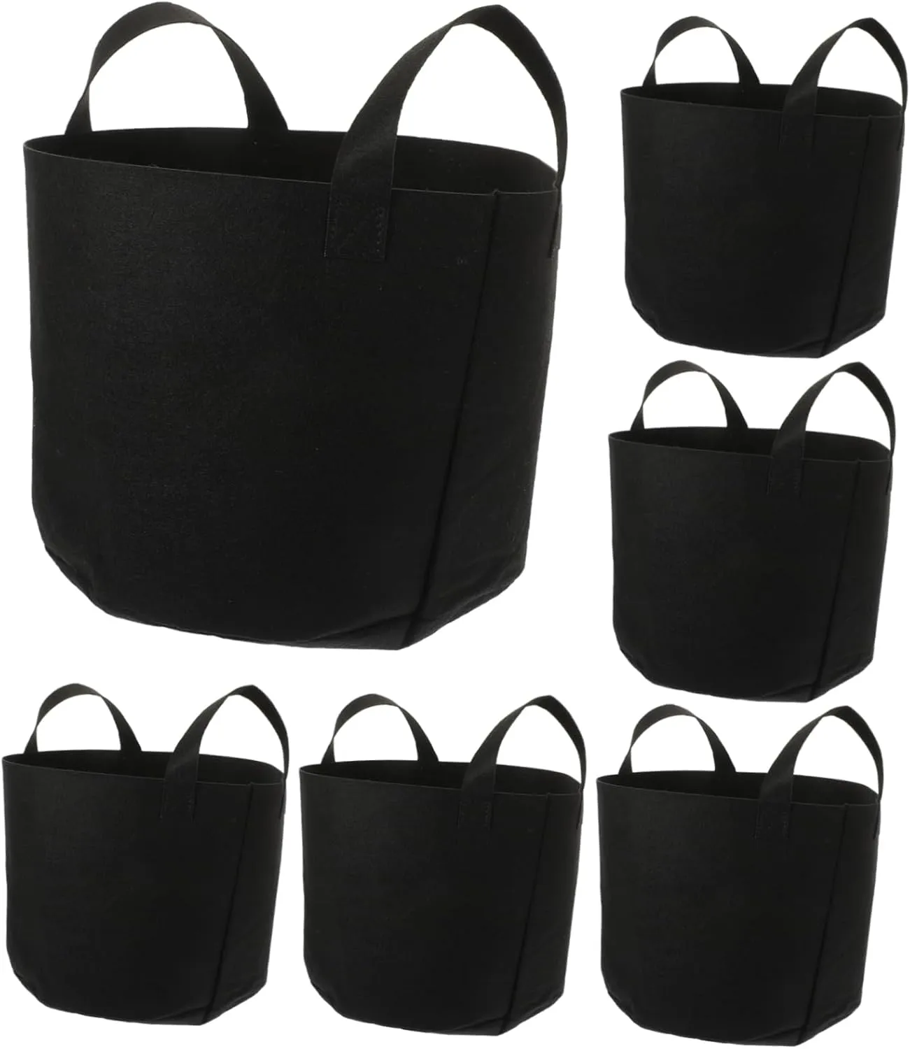 Round Hanging Planter Felt Planting Bag 3 Gallons Plant Bags for Decor