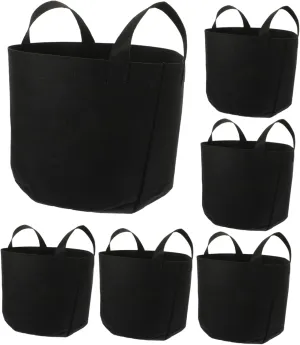 Round Hanging Planter Felt Planting Bag 3 Gallons Plant Bags for Decor