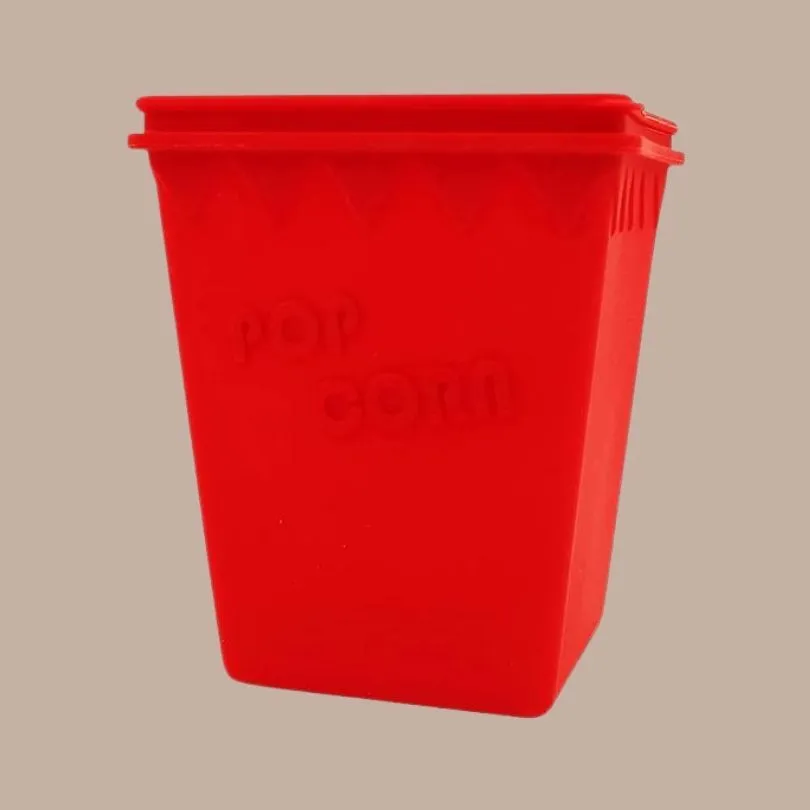 Silicone Popcorn Popper (Red)