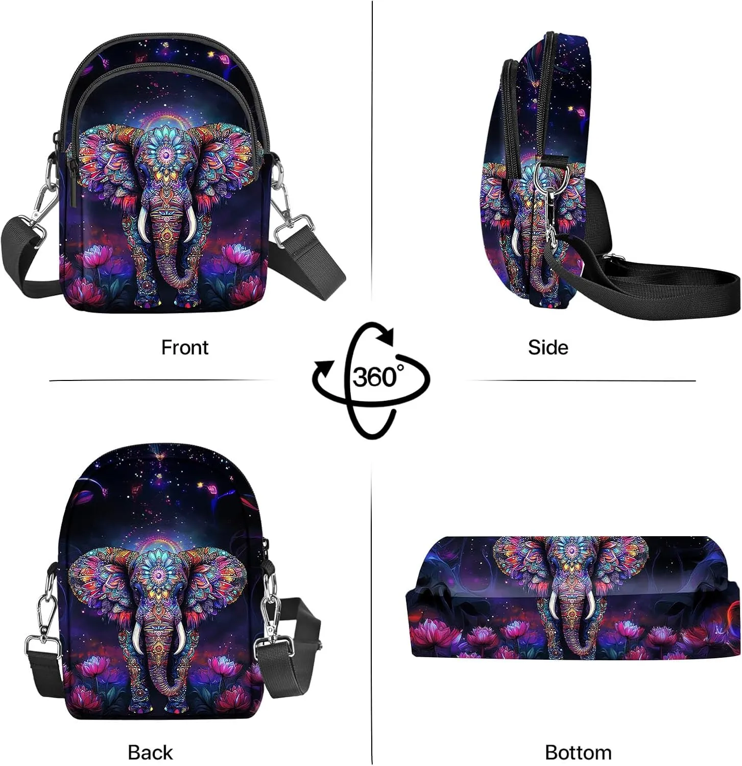 Small Crossbody Bag for Women Cell Phone Purse with Adjustable Strap Shoulder Purse Travel Wallet Bag