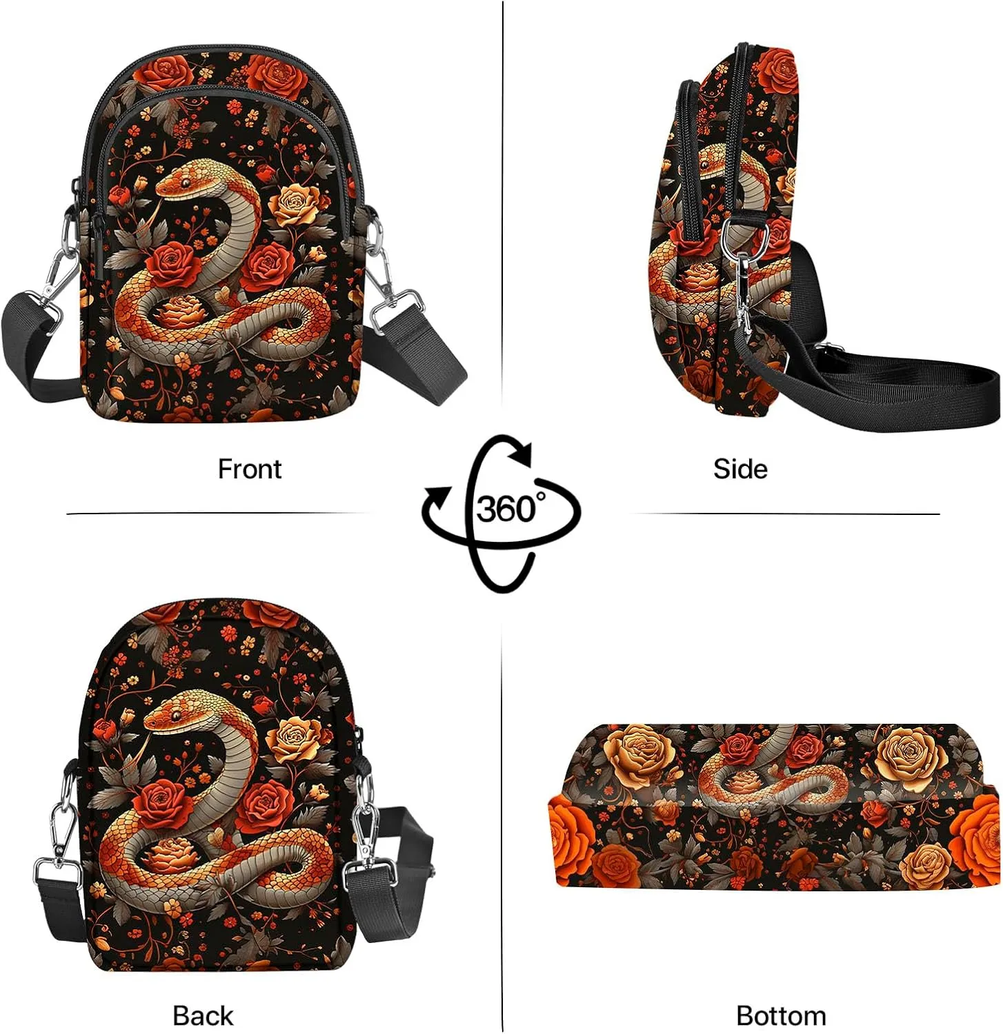 Small Crossbody Bag for Women Cell Phone Purse with Adjustable Strap Shoulder Purse Travel Wallet Bag