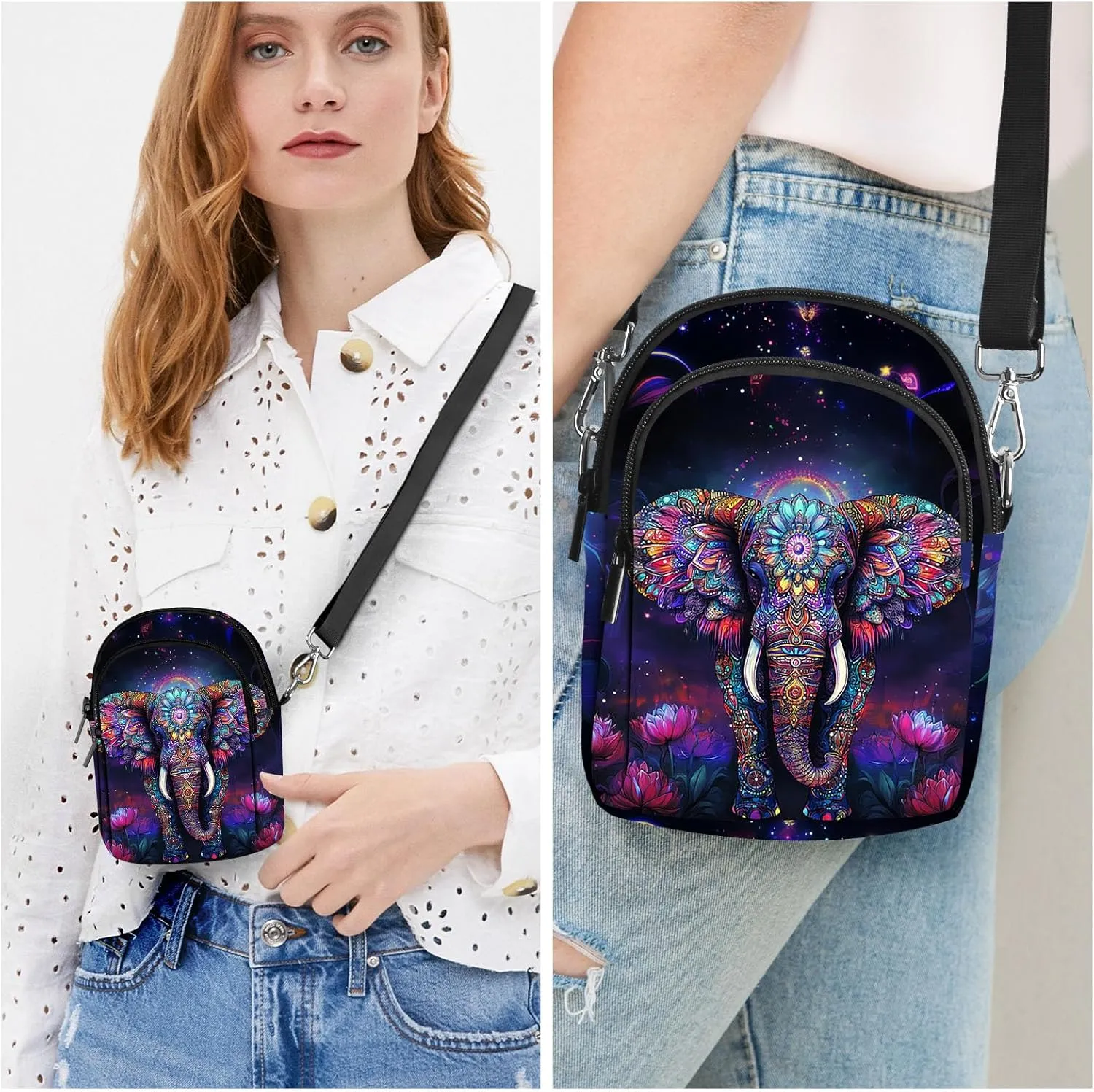 Small Crossbody Bag for Women Cell Phone Purse with Adjustable Strap Shoulder Purse Travel Wallet Bag