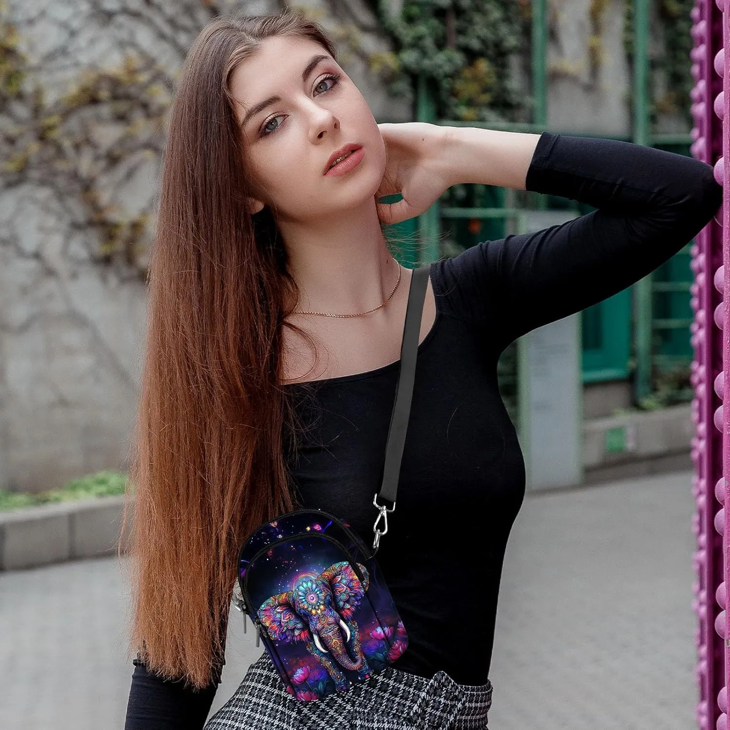 Small Crossbody Bag for Women Cell Phone Purse with Adjustable Strap Shoulder Purse Travel Wallet Bag