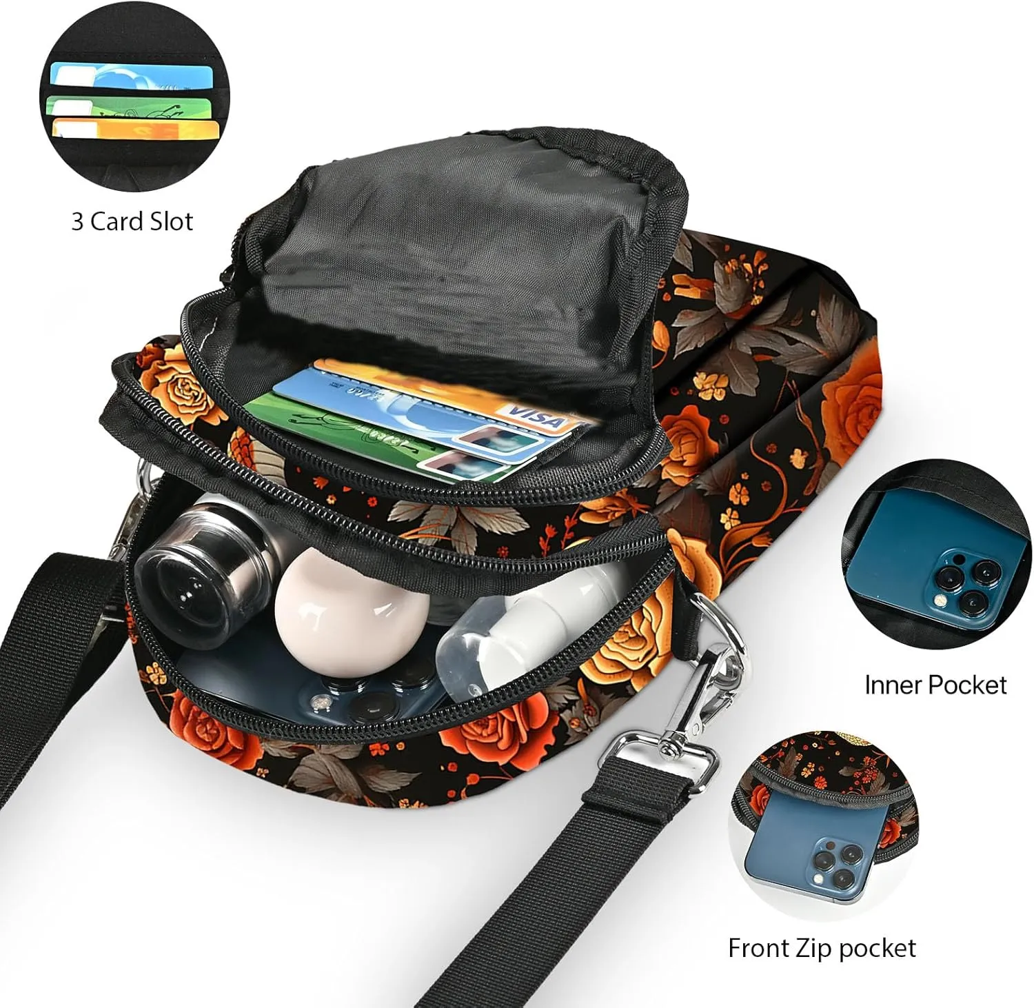 Small Crossbody Bag for Women Cell Phone Purse with Adjustable Strap Shoulder Purse Travel Wallet Bag