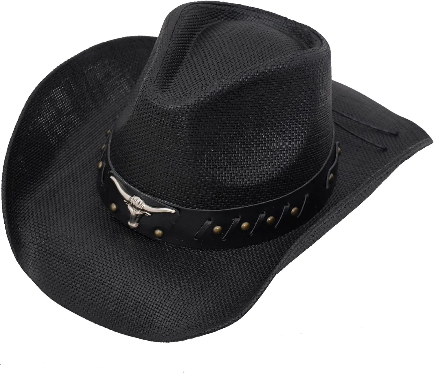 SoJourner Bags Men & Women's Cowboy Cowgirl Hat - Western Hats for Women, Adjustable Cowboy Hat Men with Wide Brim