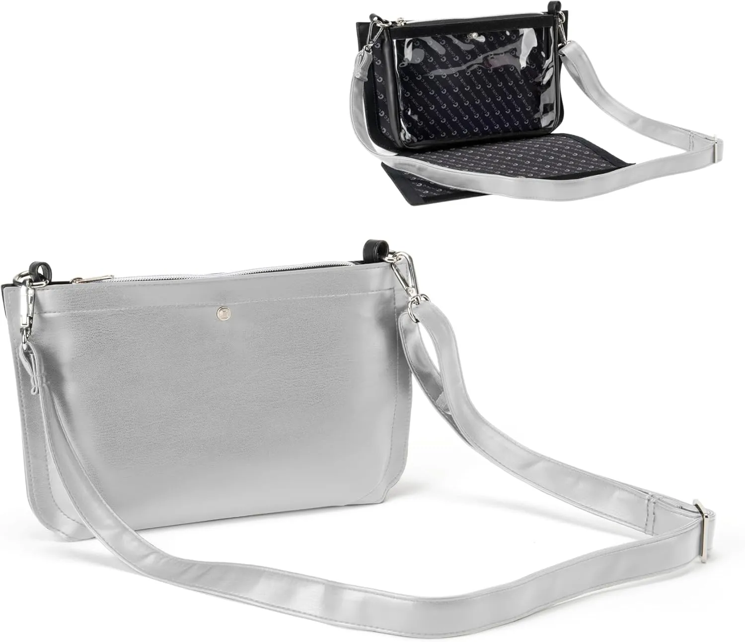 Stadium Bag Full Set - Clear Bag with Removable Outer Wrap, Stadium Approved Clear Bag for Concerts, Sports, Events