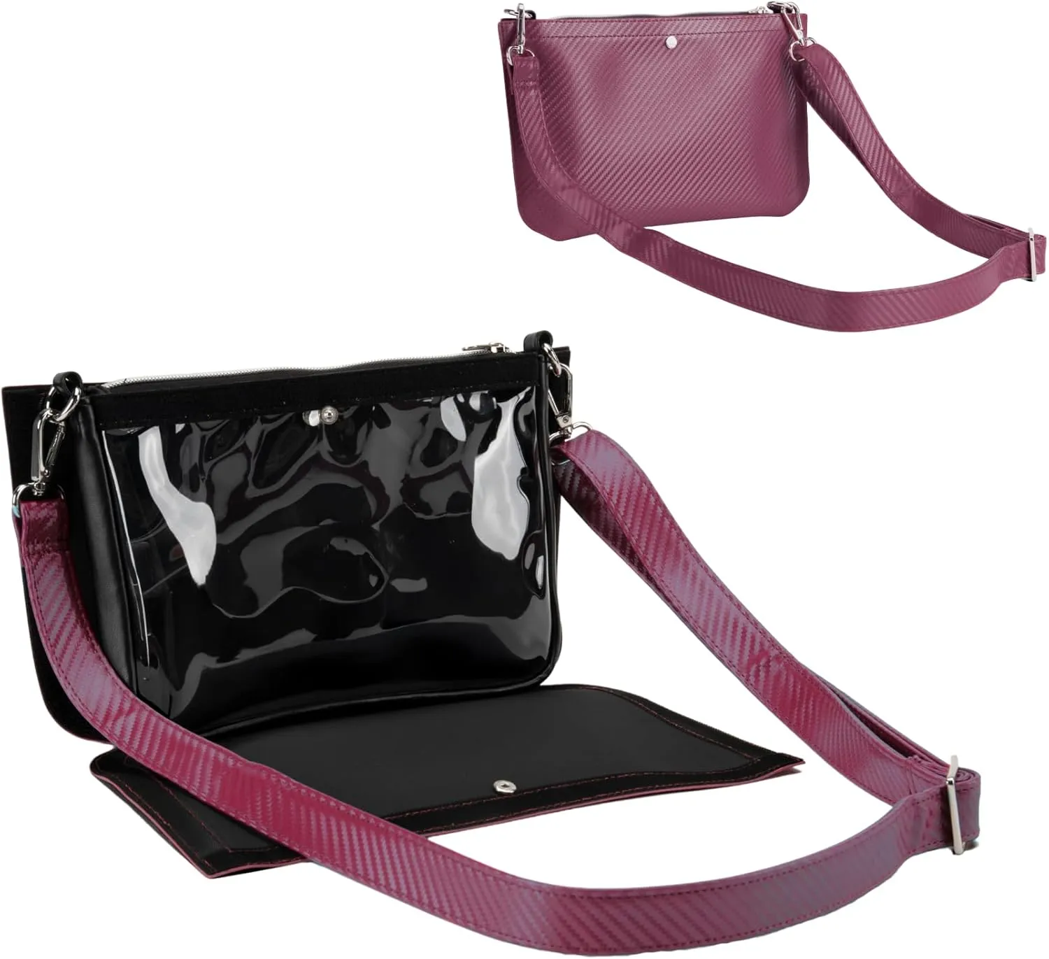 Stadium Bag Full Set - Clear Bag with Removable Outer Wrap, Stadium Approved Clear Bag for Concerts, Sports, Events