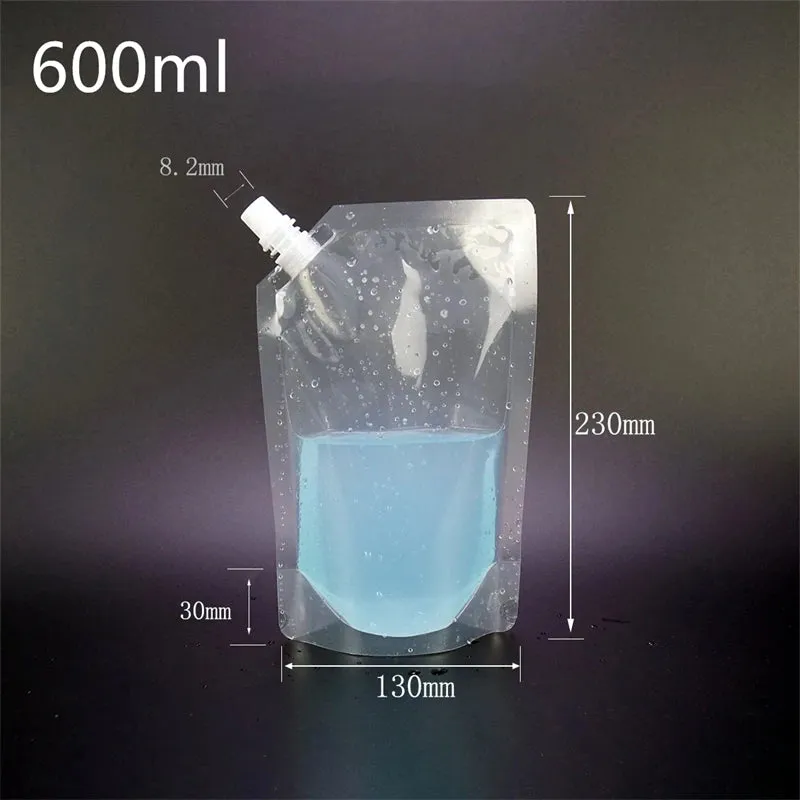 StoBag Transparent Liquid Nozzle Bags