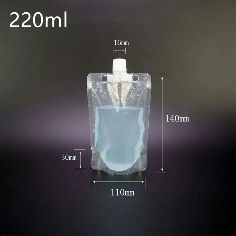 StoBag Transparent Liquid Nozzle Bags