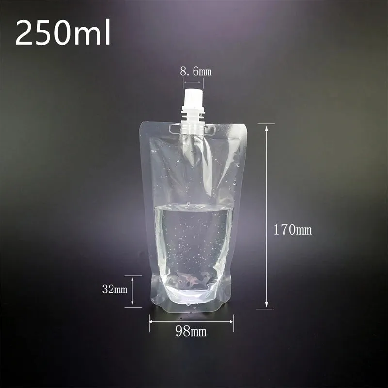 StoBag Transparent Liquid Nozzle Bags