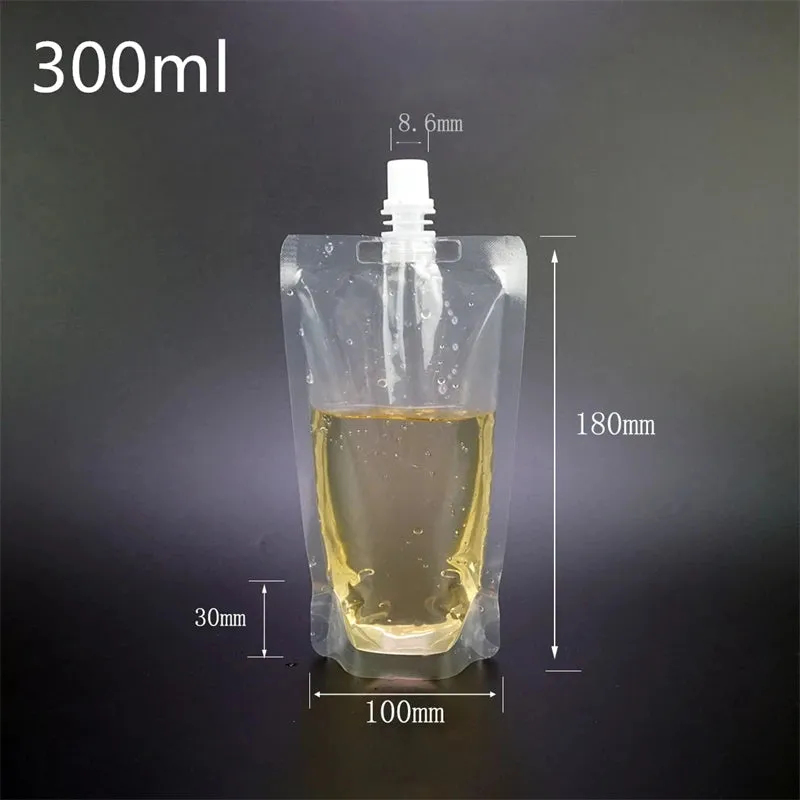 StoBag Transparent Liquid Nozzle Bags