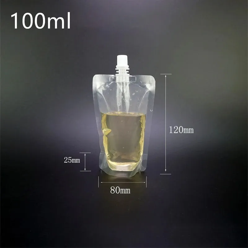 StoBag Transparent Liquid Nozzle Bags