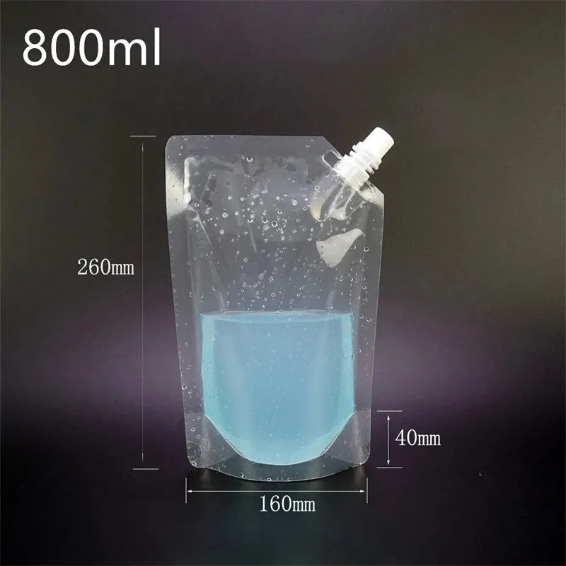 StoBag Transparent Liquid Nozzle Bags