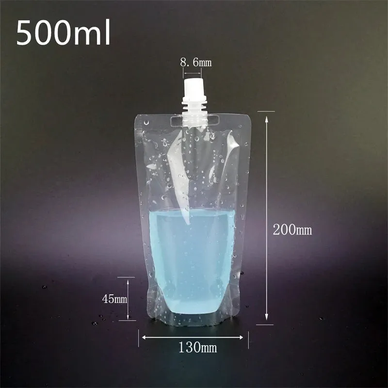 StoBag Transparent Liquid Nozzle Bags