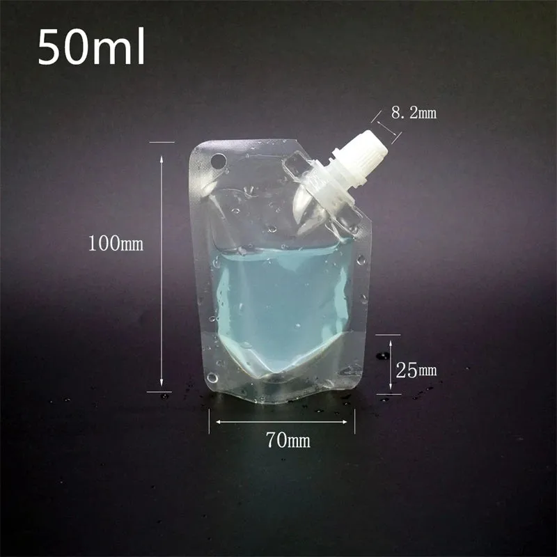 StoBag Transparent Liquid Nozzle Bags