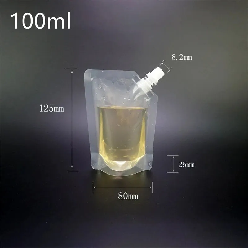 StoBag Transparent Liquid Nozzle Bags