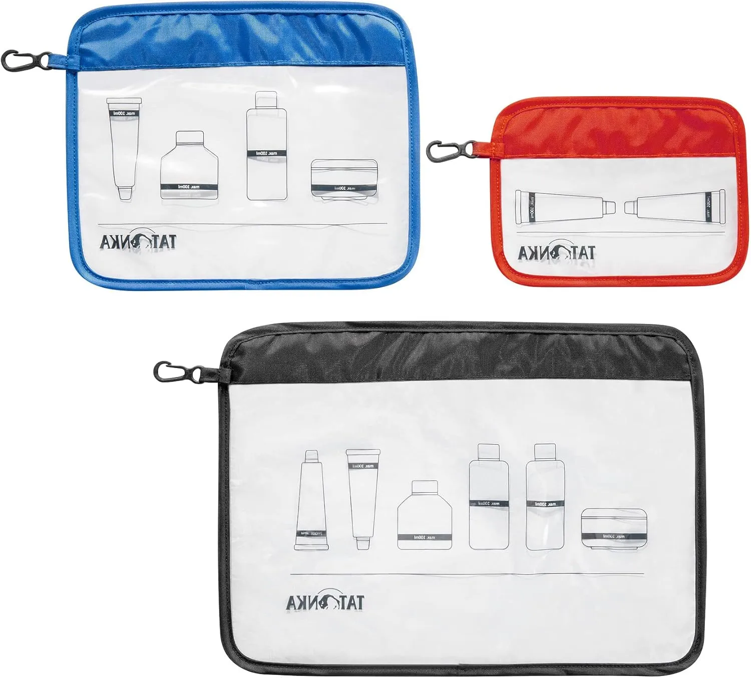 Tatonka Unisex - Adult Zip Flight Bag Set Bag, Assorted