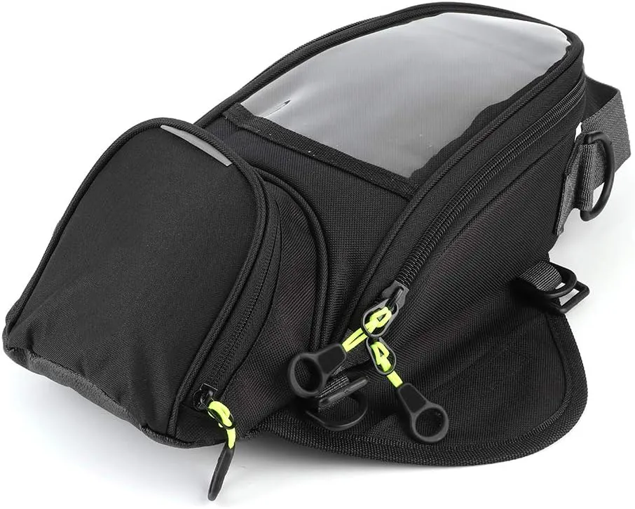 Tbest Bag Bags Fuel Bag Magnet Navigation Saddlebag Large Transparent Window Motorcycle Backpack