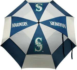 Team Golf MLB 62" Golf Umbrella with Protective Sheath, Double Canopy Wind Protection Design, Auto Open Button