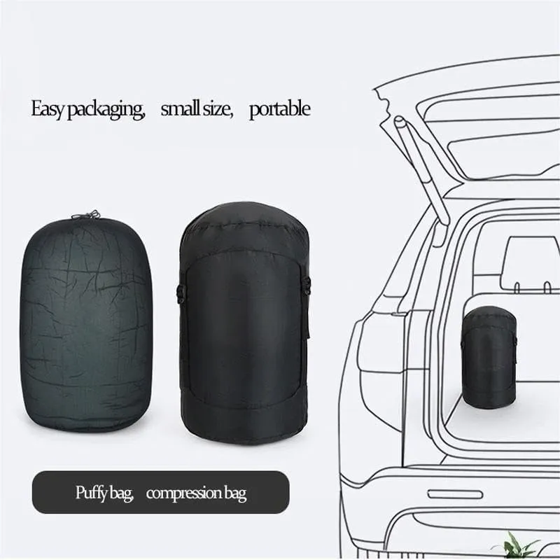 The Extended Goose Down Mummy Sleeping Bag is Filled with Warm Down and is Suitable for A Height Above 1.8 Meters.