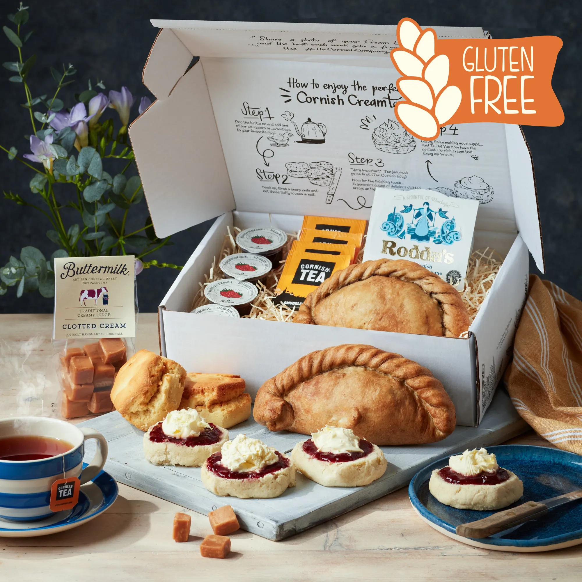 The Gluten Free Pasty & Cream Tea Hamper