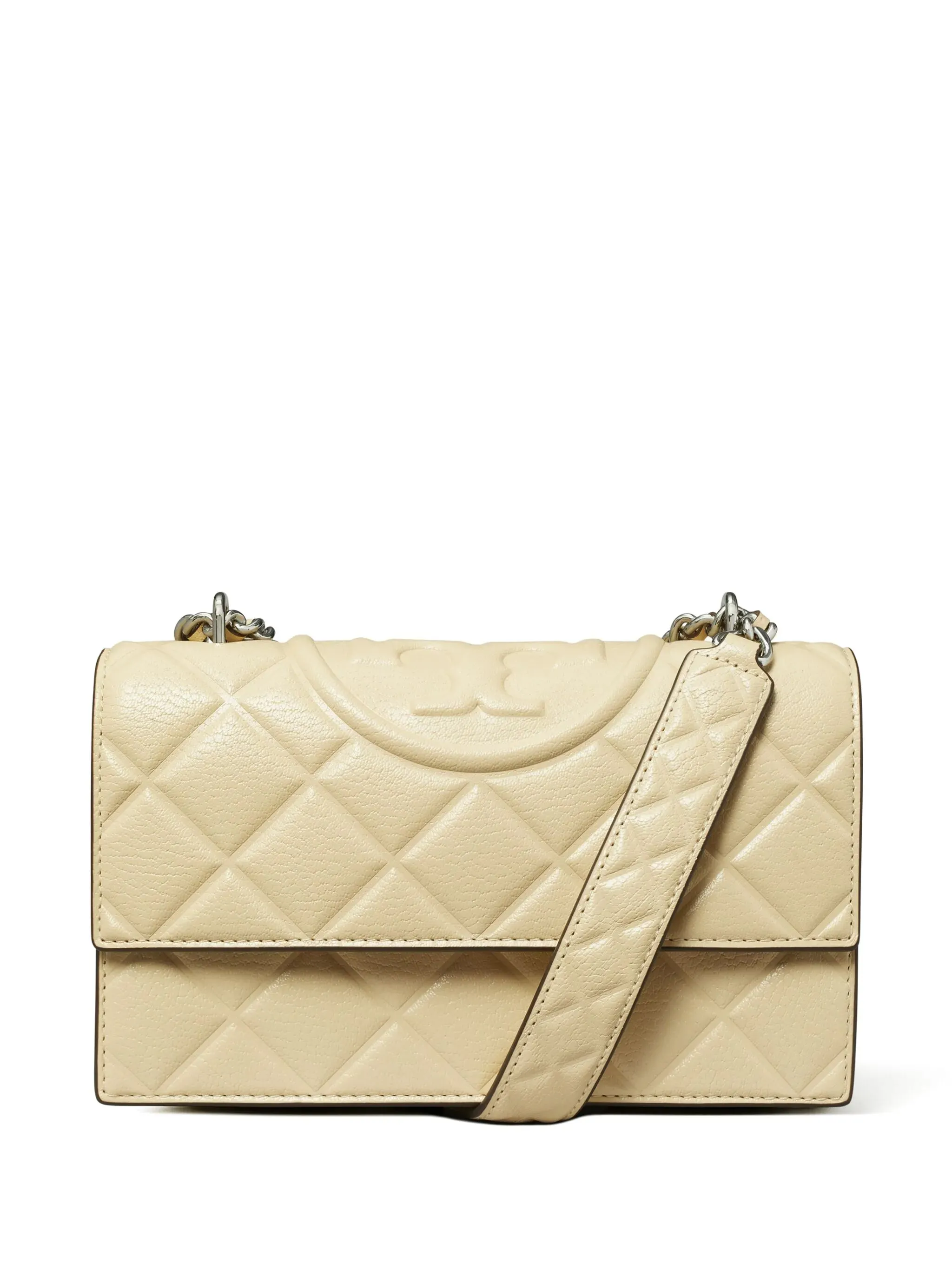 Tory Burch Fleming Vanilla Soft Bag