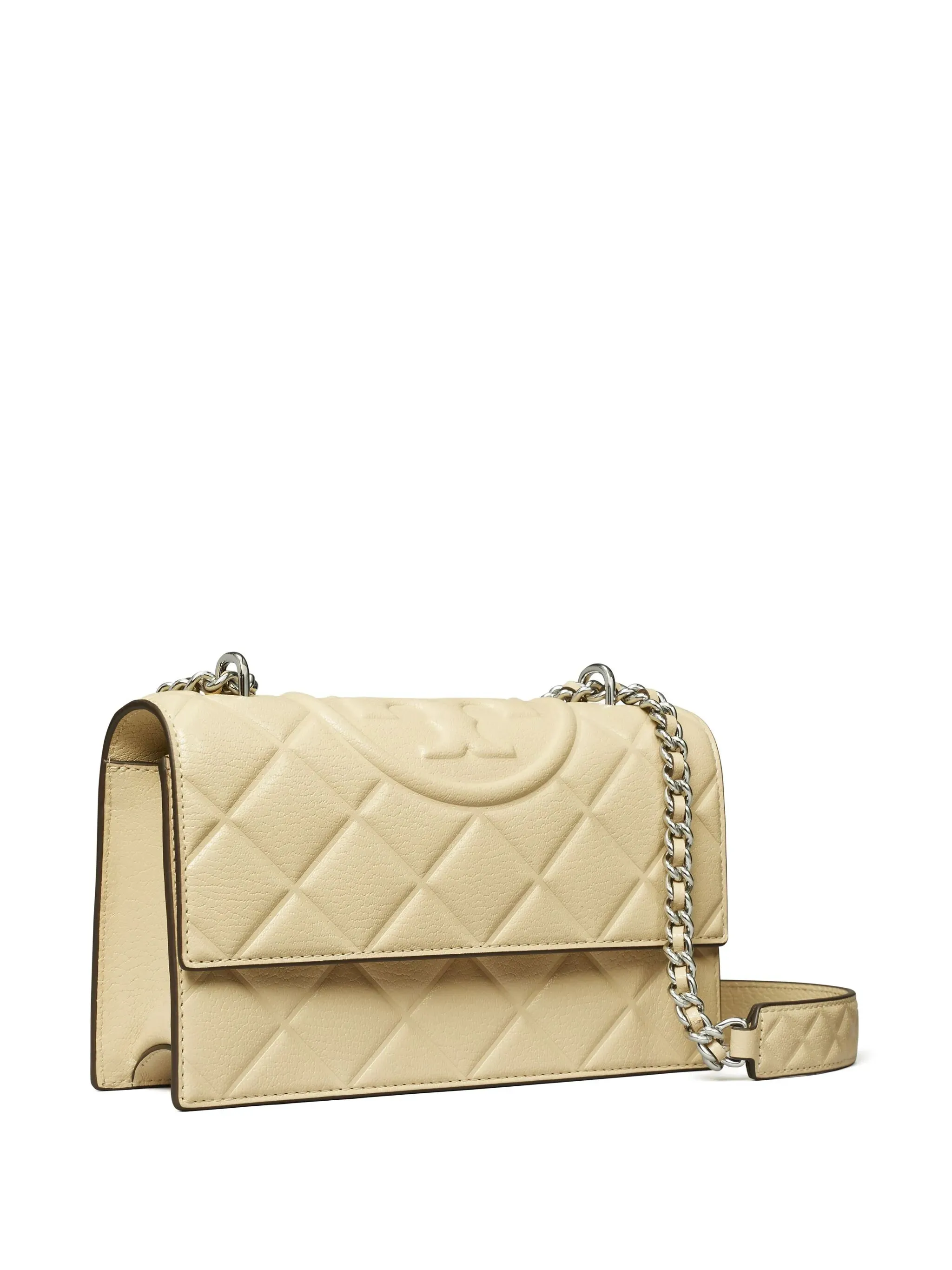 Tory Burch Fleming Vanilla Soft Bag