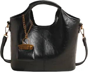 Tote Bag for Women Vegan Leather Crossbody Bag Shoulder Bags Satchel and Purse Bag Soft Handbag Dating Work Shopping