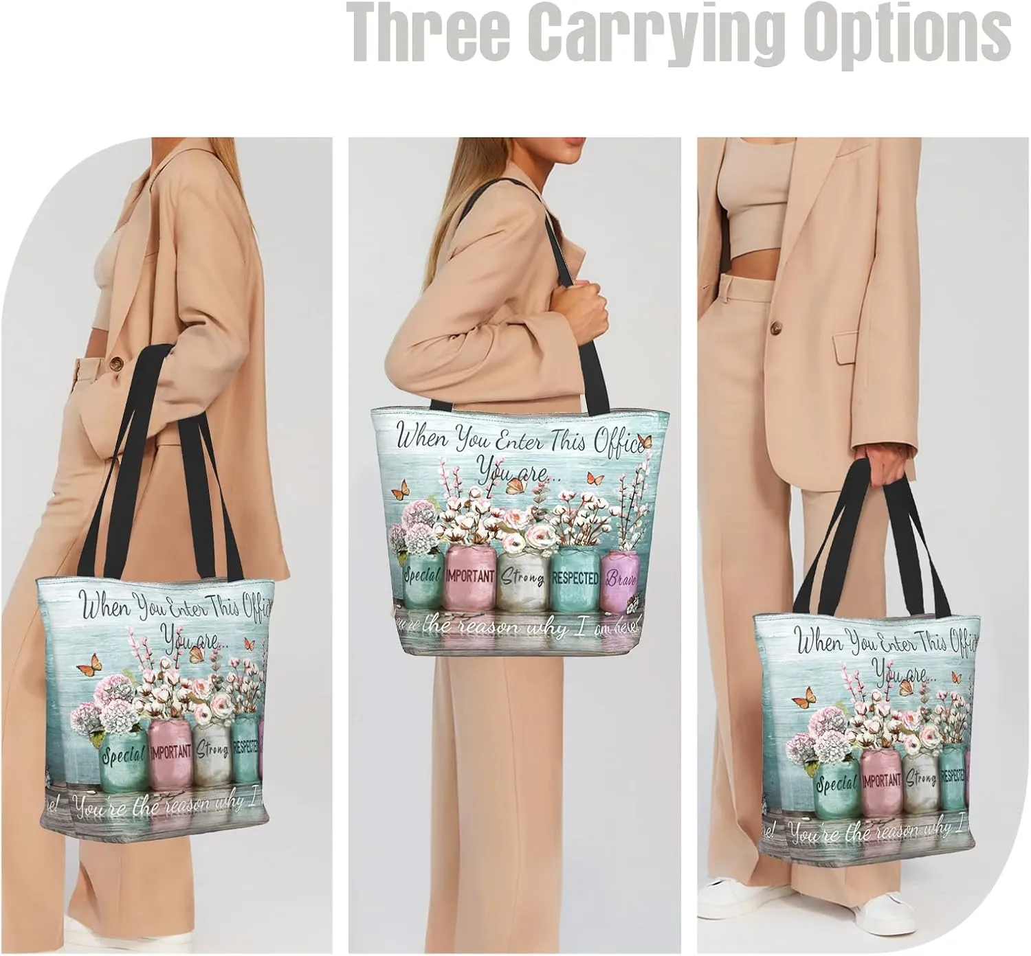 Tote Bag For Women Work Shoulder Bag Handbags Work Laptop Tote Bags For Gym Travel Shop Work Beach Gifts for Women