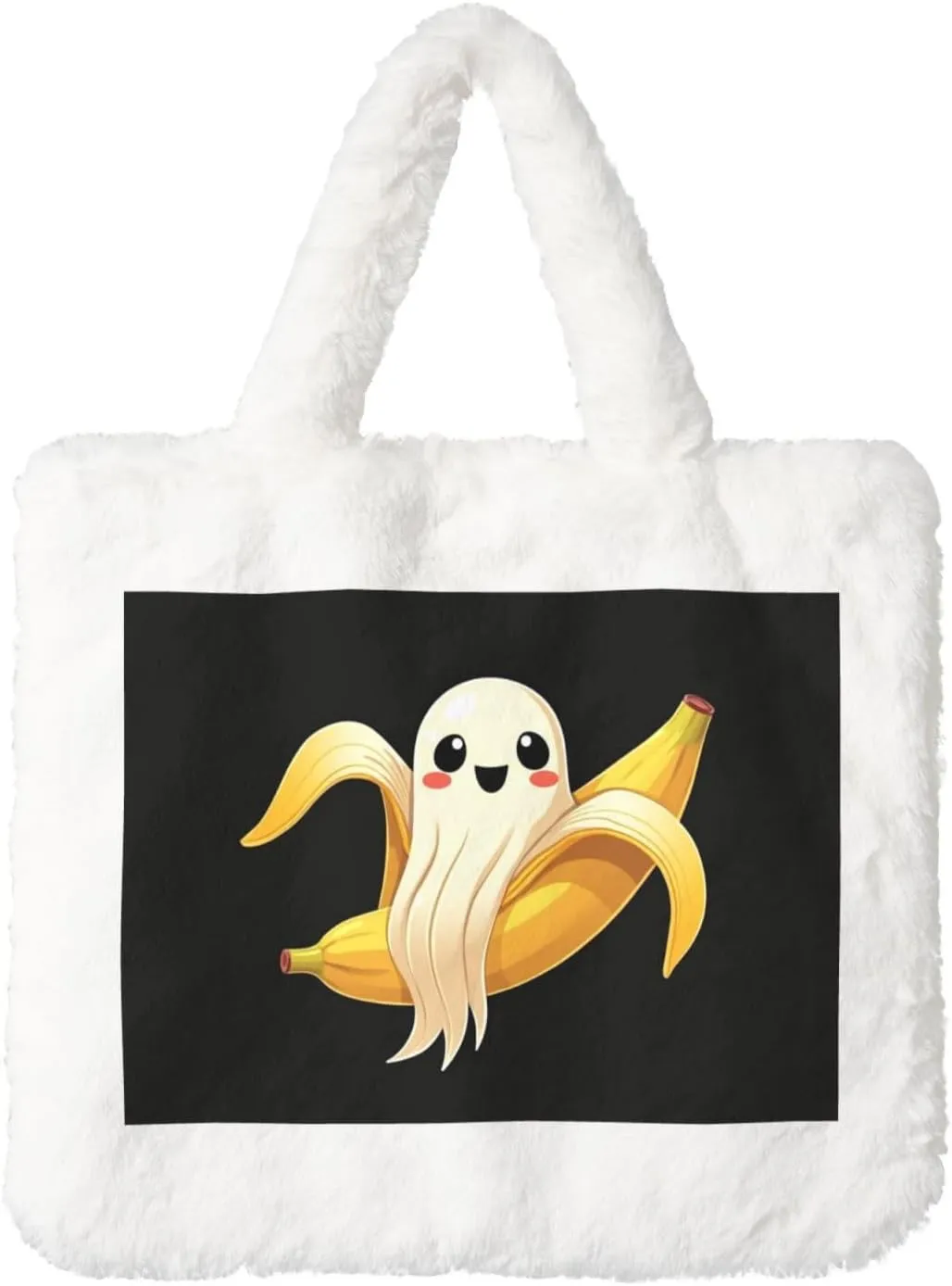 Tote Fluffy Bag Faux Fur Purses for Women Plush Handbag Cute Purse for Autumn Winter